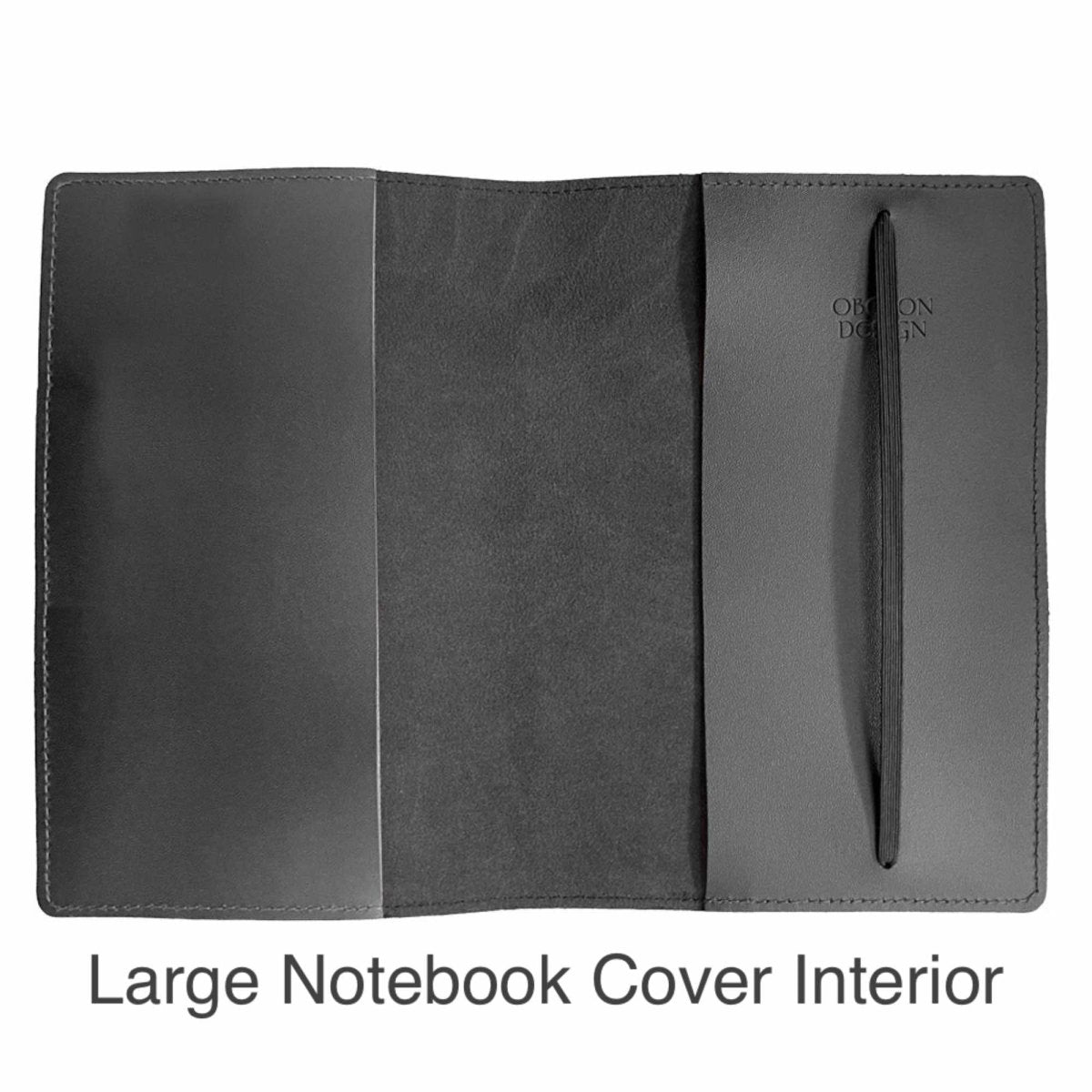 Leather Refillable Journal Notebook, Vintner, Cyclone