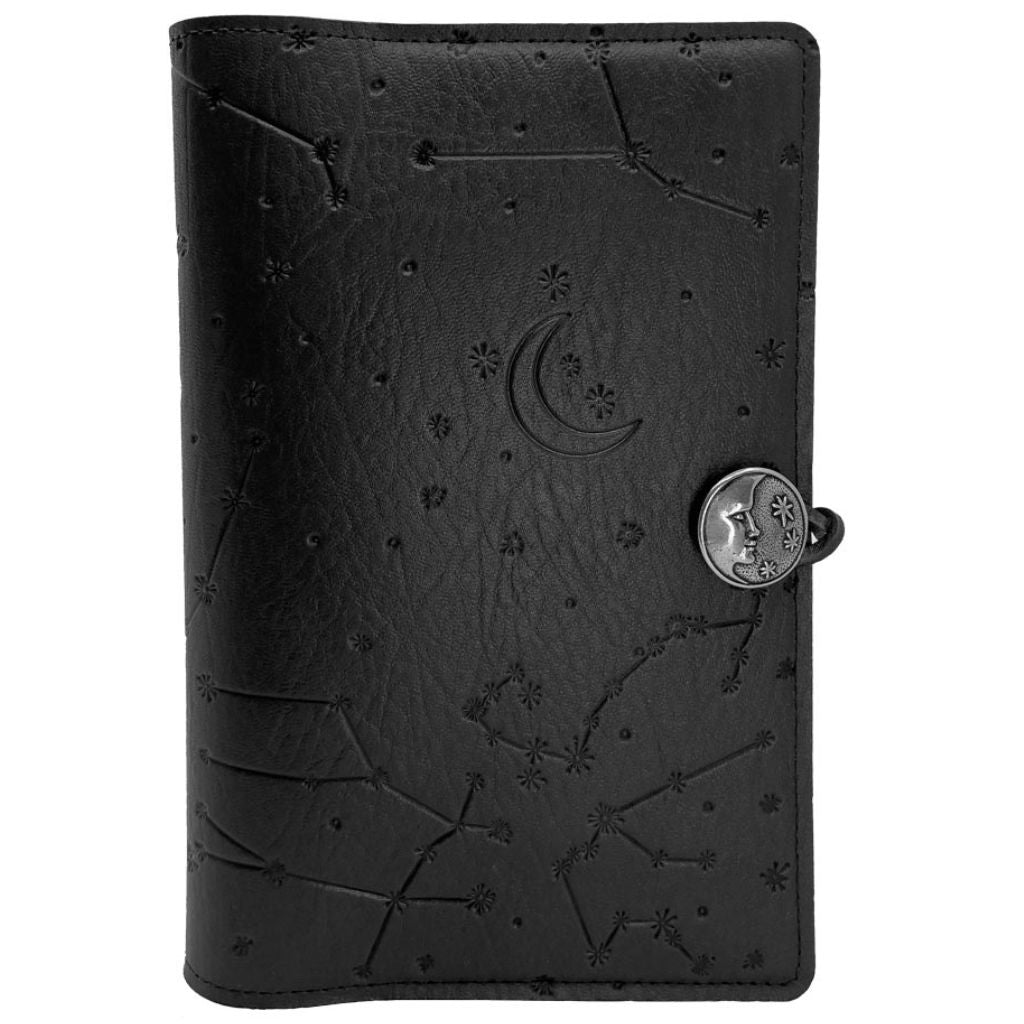 Leather Refillable Journal, Large, Constellations