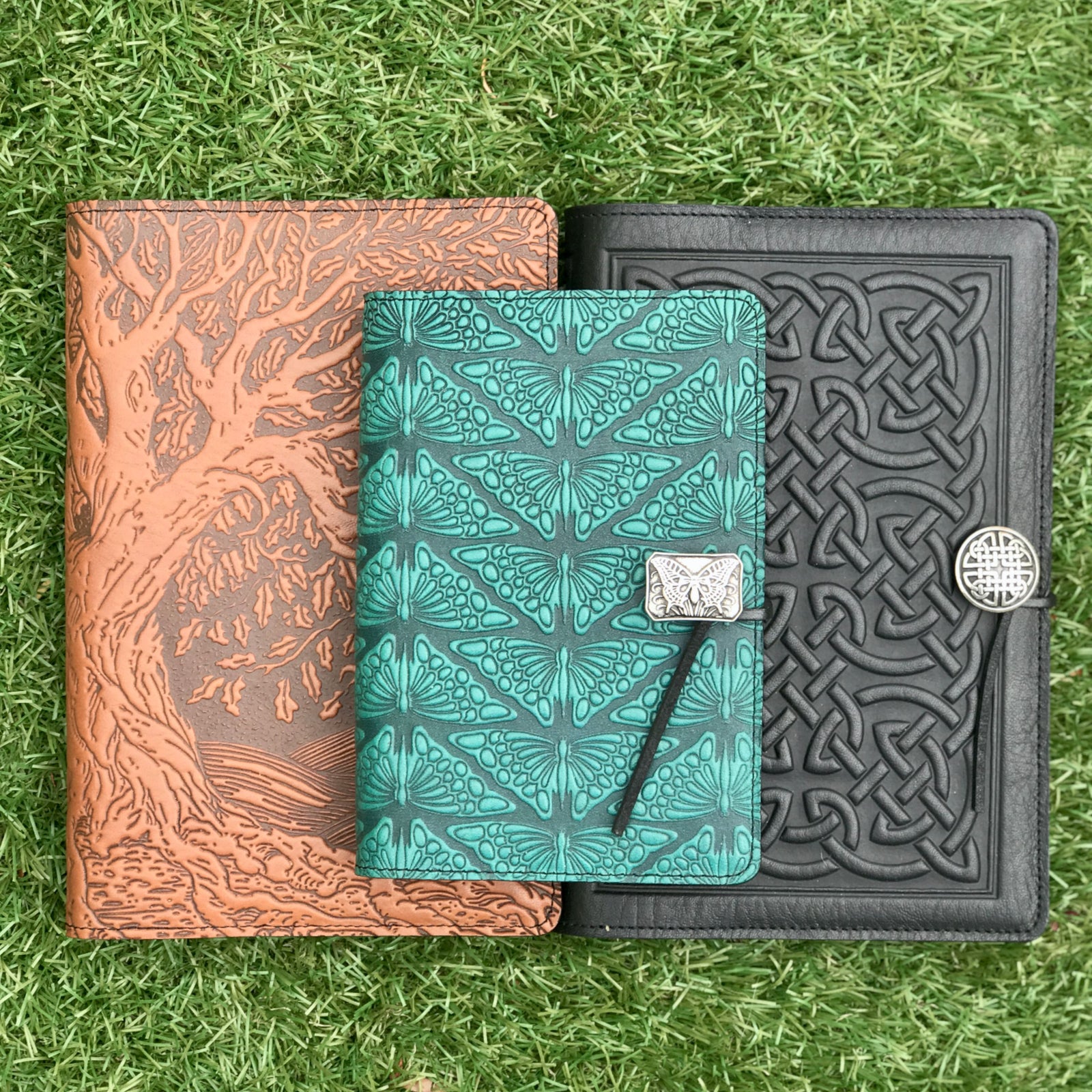 Refillable Leather Covers by Oberon Design