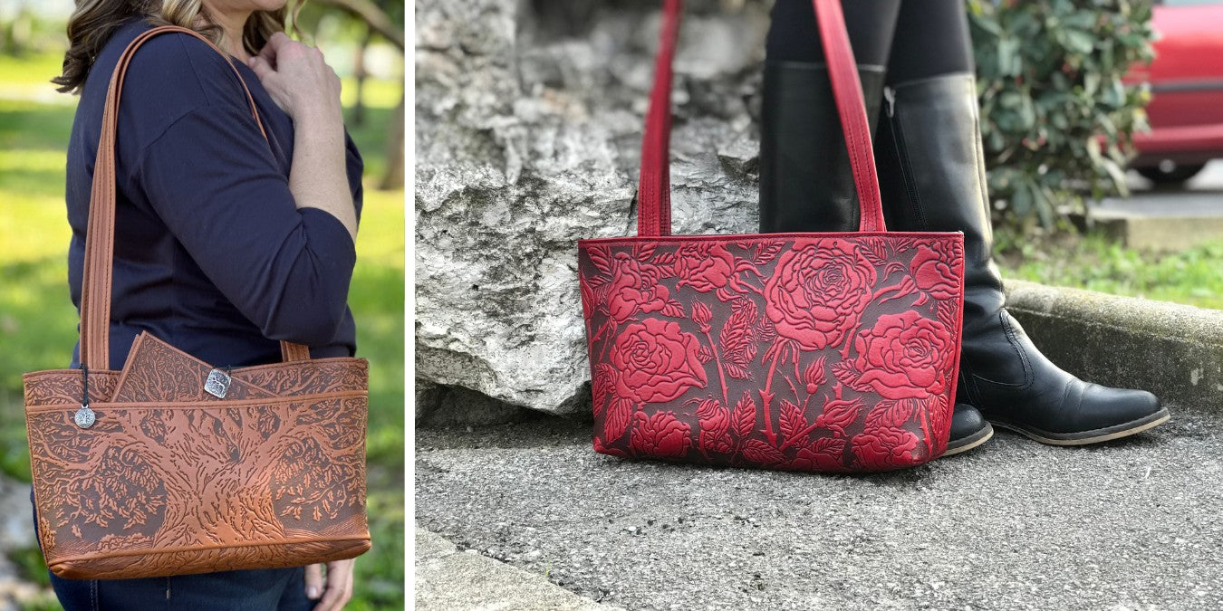Leather Streamline Handbag Collection