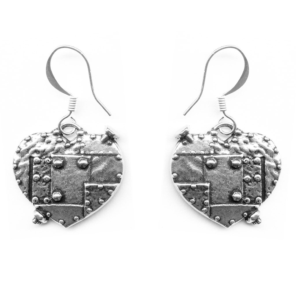 Oberon Design Fearless Heart Jewelry Set, Earrings