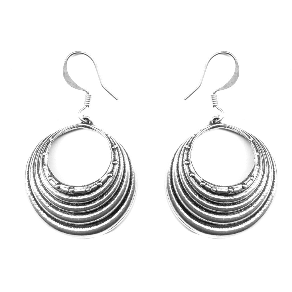 Oberon Design Britannia Metal Jewelry, Earrings, Hill Tribe