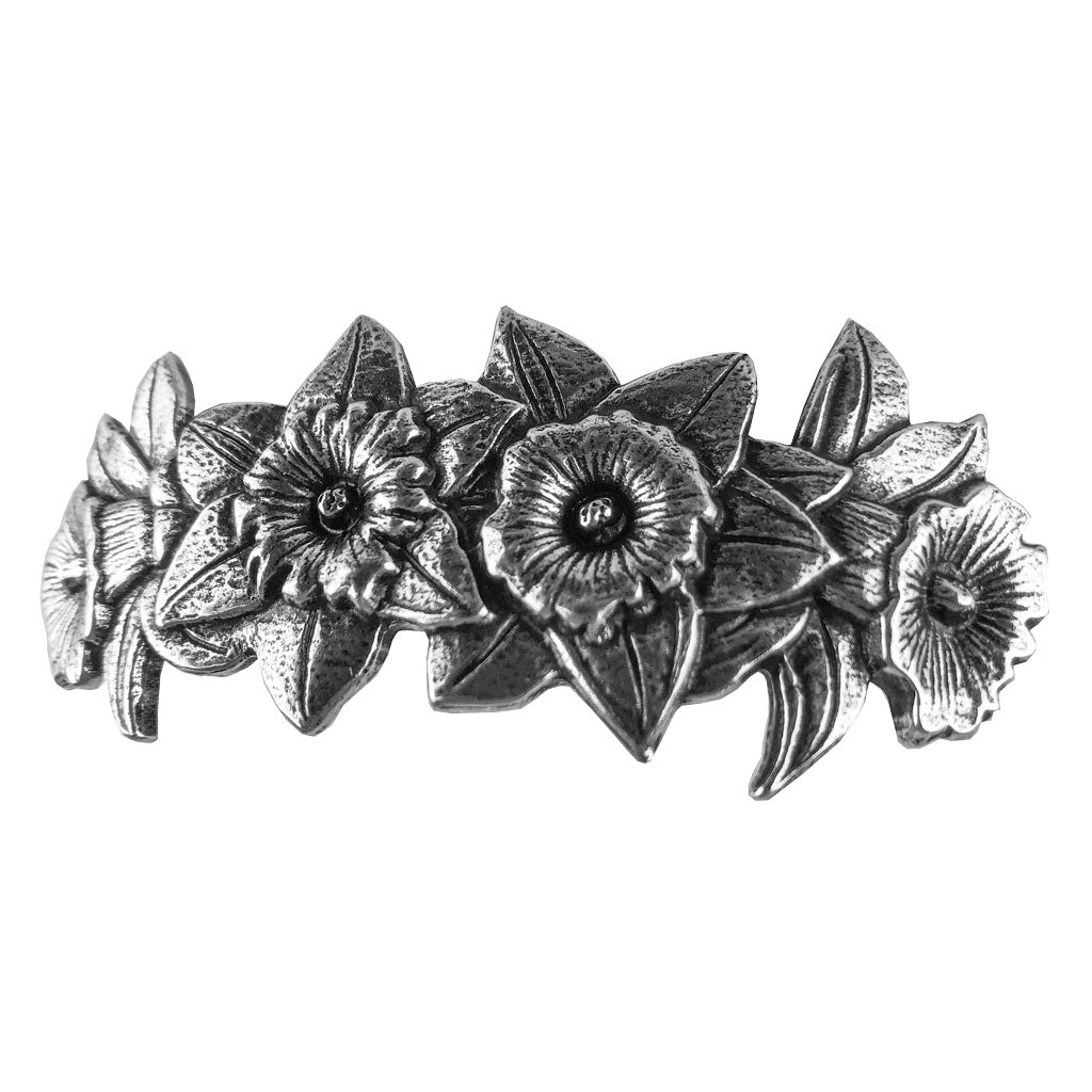 Oberon Design Hair Clip, Barrette, Hair Accessory, Daffodil, 80mm