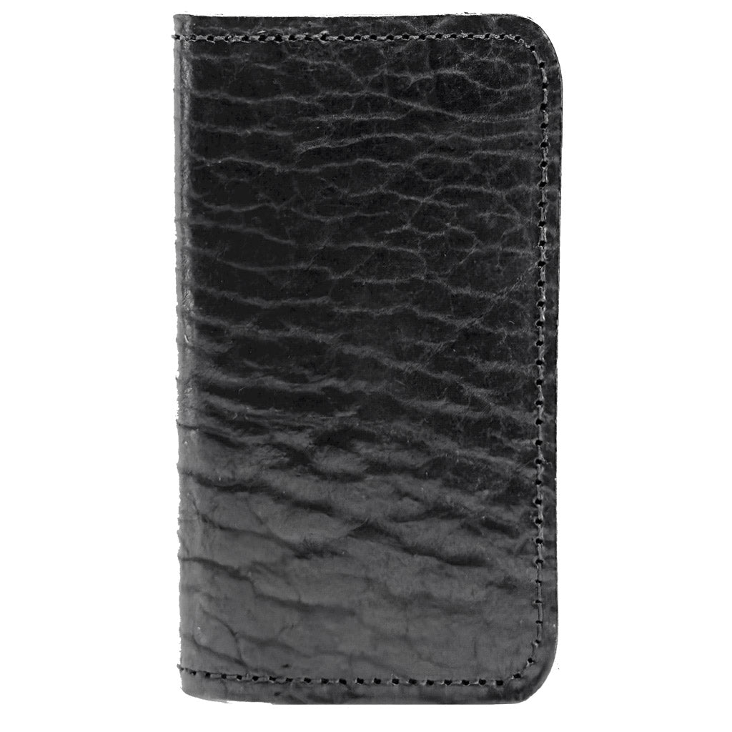 Checkbook Cover, Glazed Shrunk Bison