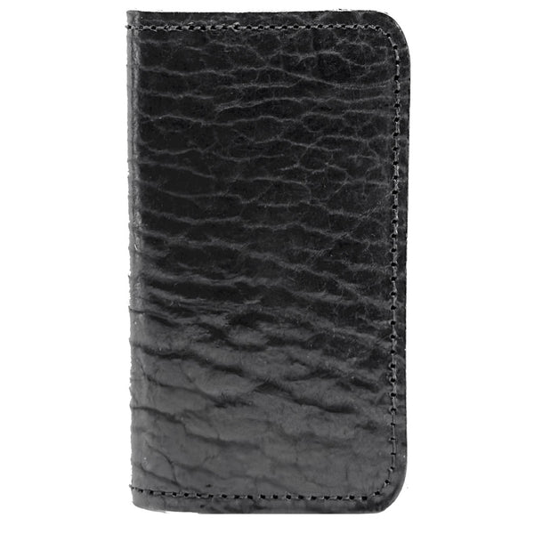 Charcoal Gray Elephant Checkbook Cover