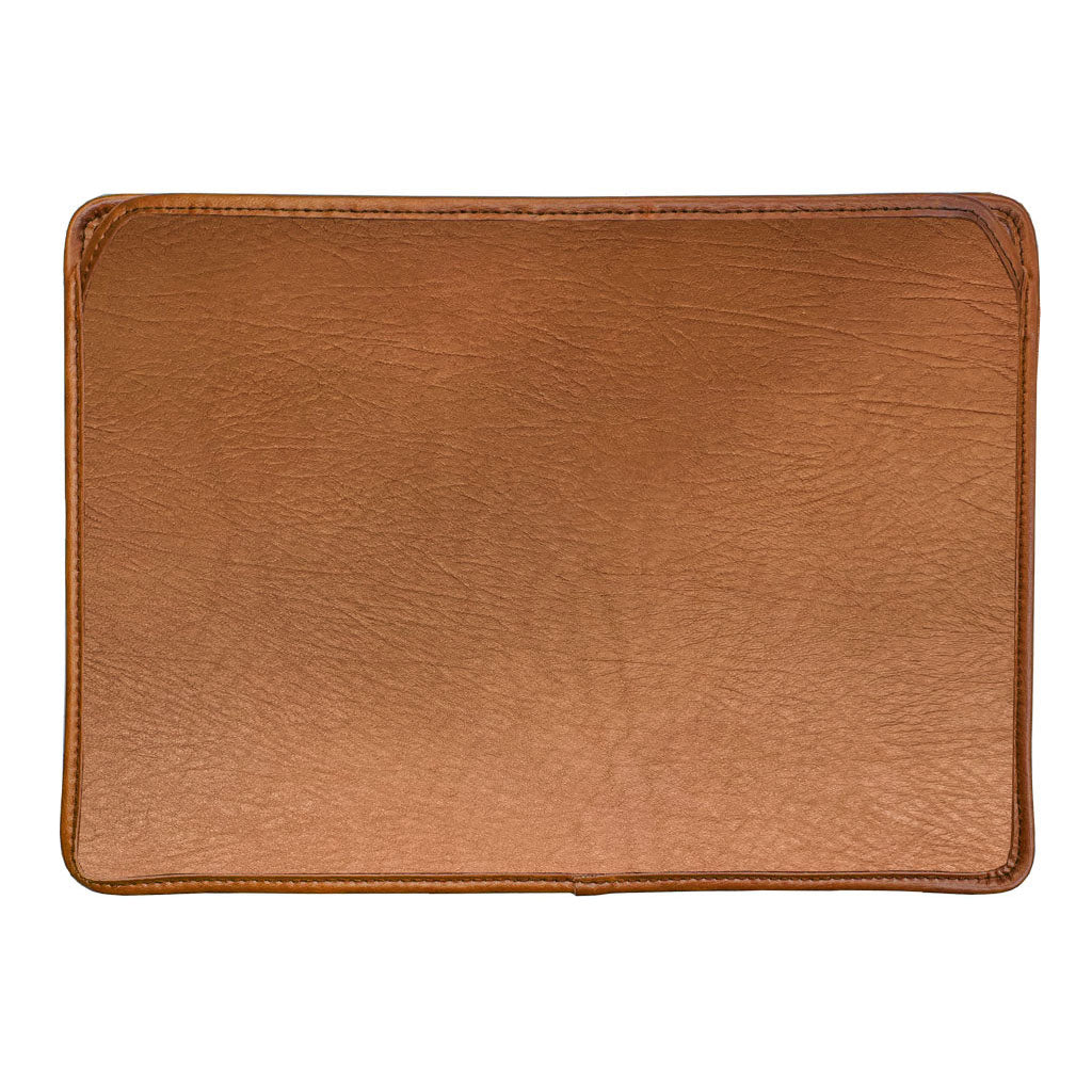 Genuine Leather Laptop, Tablet, MacBook sleeve. Hand Made in the USA., Saddle