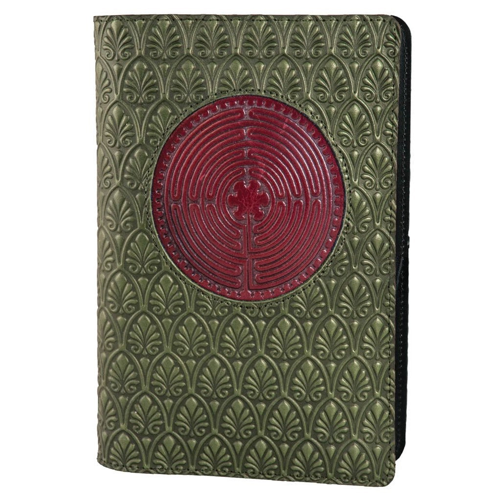 Oberon Design Leather Refillable Icon Journal Cover, Chartres 1200