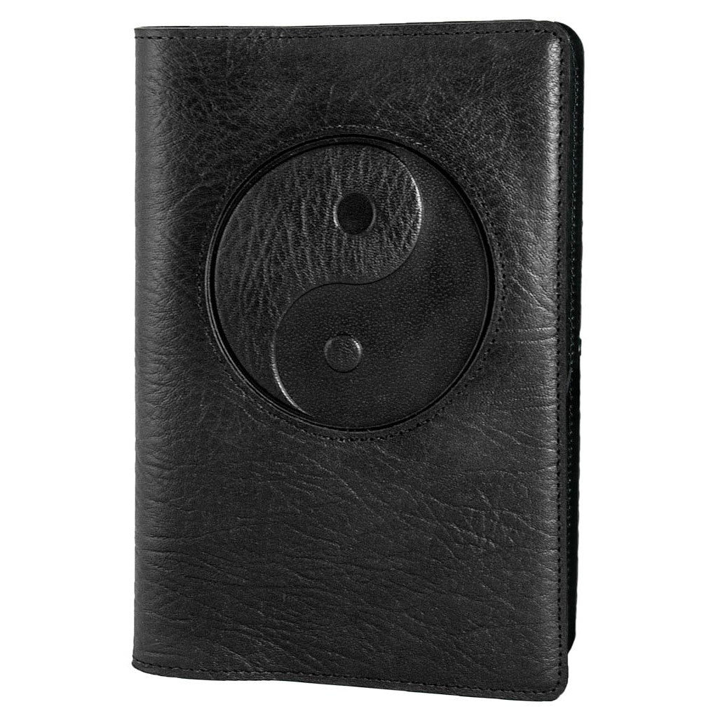 Refillable Leather Icon Journal, Yin Yang