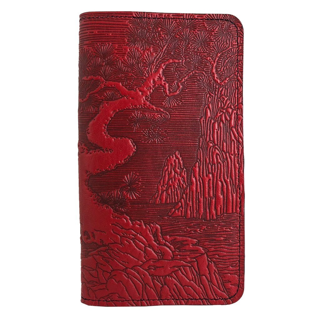 iPhone Wallet, River Garden - Red