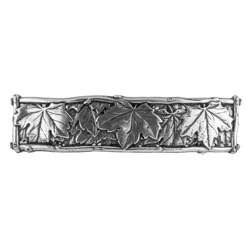 Oberon Design Hair Clip, Barrette, Hair Accessory, Maple Leaf, 80mm