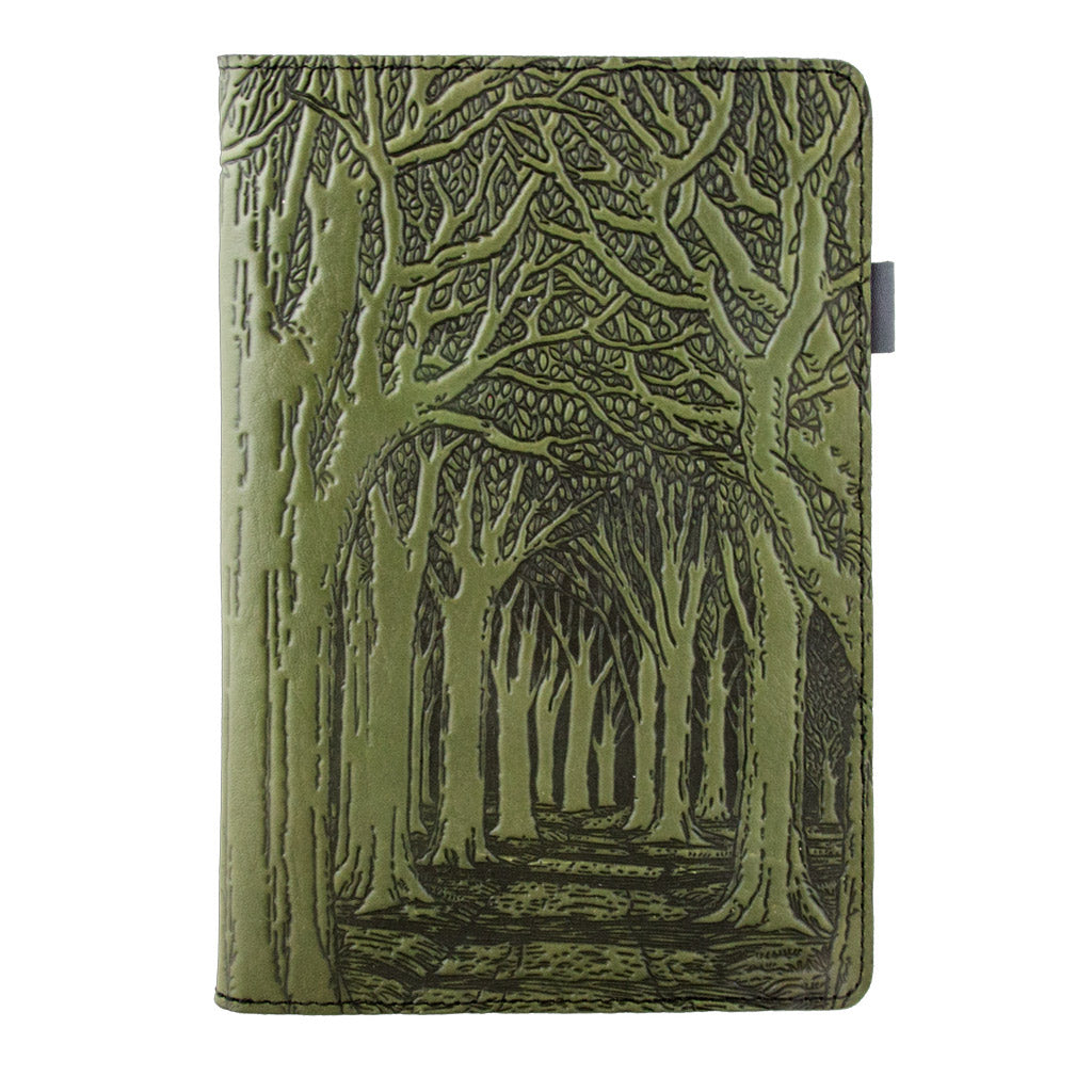 Leather Portfolio with Notepad, Avenue of Trees - Oberon Design