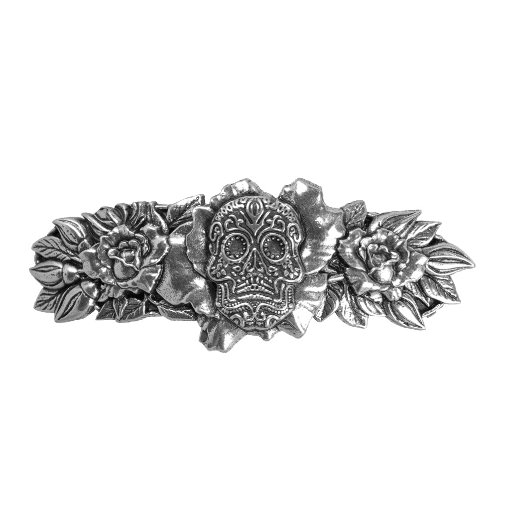 Festive Sugar Skull Senorita Hair Accessory Halloween Costumes | Accessories | Festive Sugar Skull  main image 3