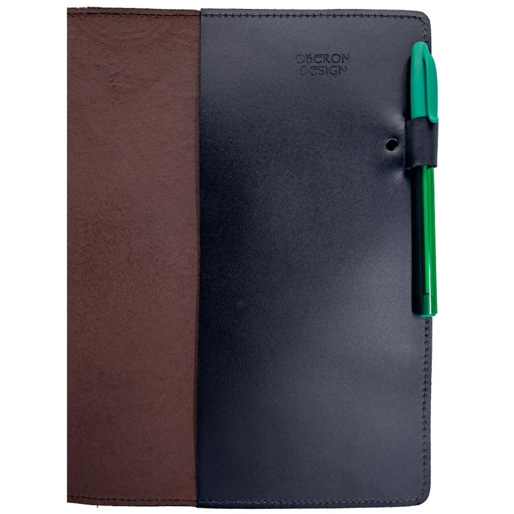 Leather Composition Notebook Cover, Celtic Hounds, Wine