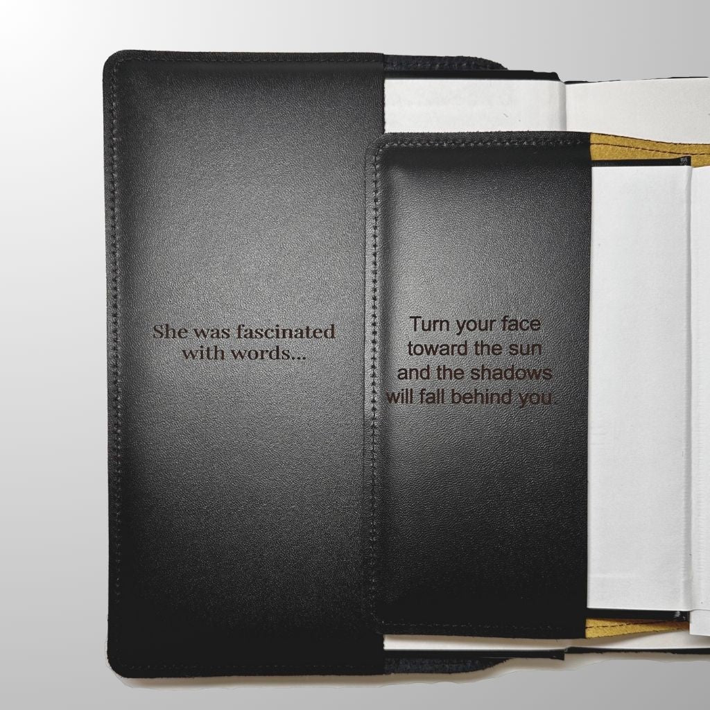 Leather Refillable Journal Notebook Cover, Tree of Life - Oberon Design