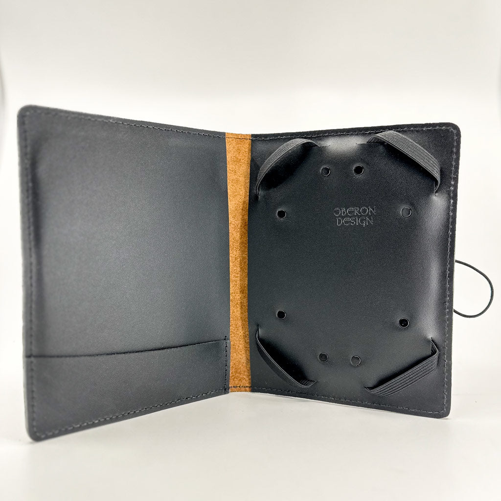 Oberon Design Mr. Fox genuine leather cover, case, accessory for Kindle e-readers, Interior