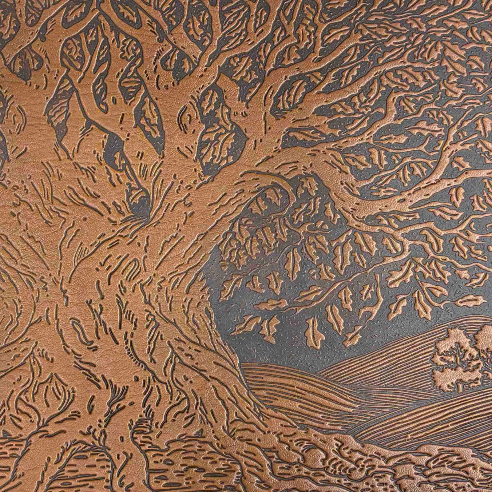 Oberon Design Tree of Life on Saddle Leather
