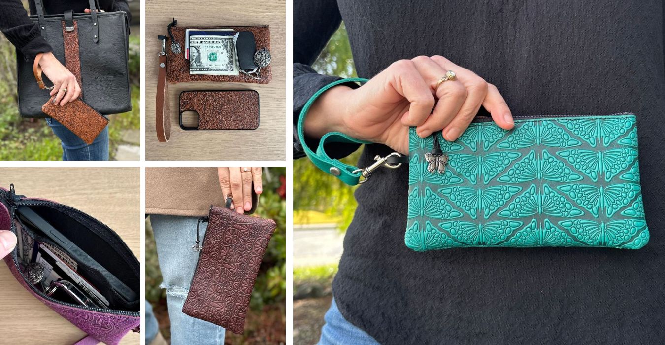 Leather Wristlet collection banner