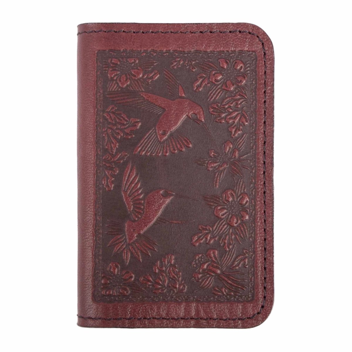 Hummingbird Mini Wallet, Wine