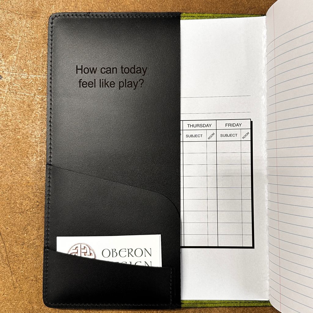 Personalized Composition Notebook Interior - Oberon Design