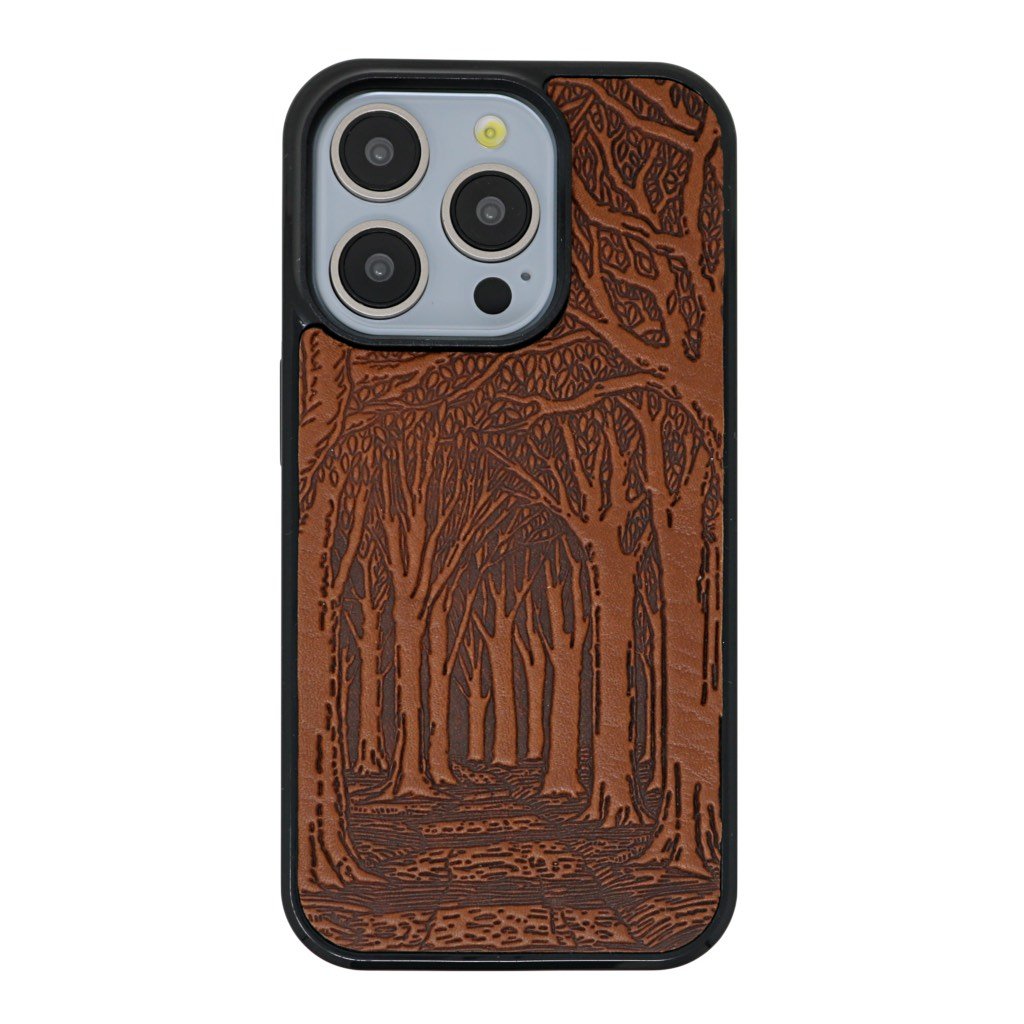 Oberon Design iPhone Case, Avenue of Trees in Saddle