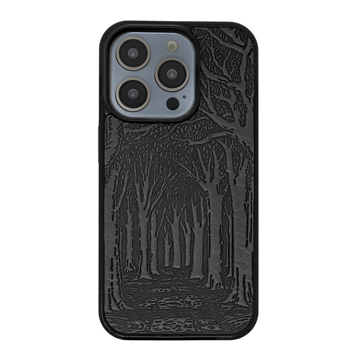 Oberon Design Leather iPhone Case, Hand-Crafted, Avenue of Trees Oberon Design Leather iPhone Case, Hand-Crafted, Avenue of Trees