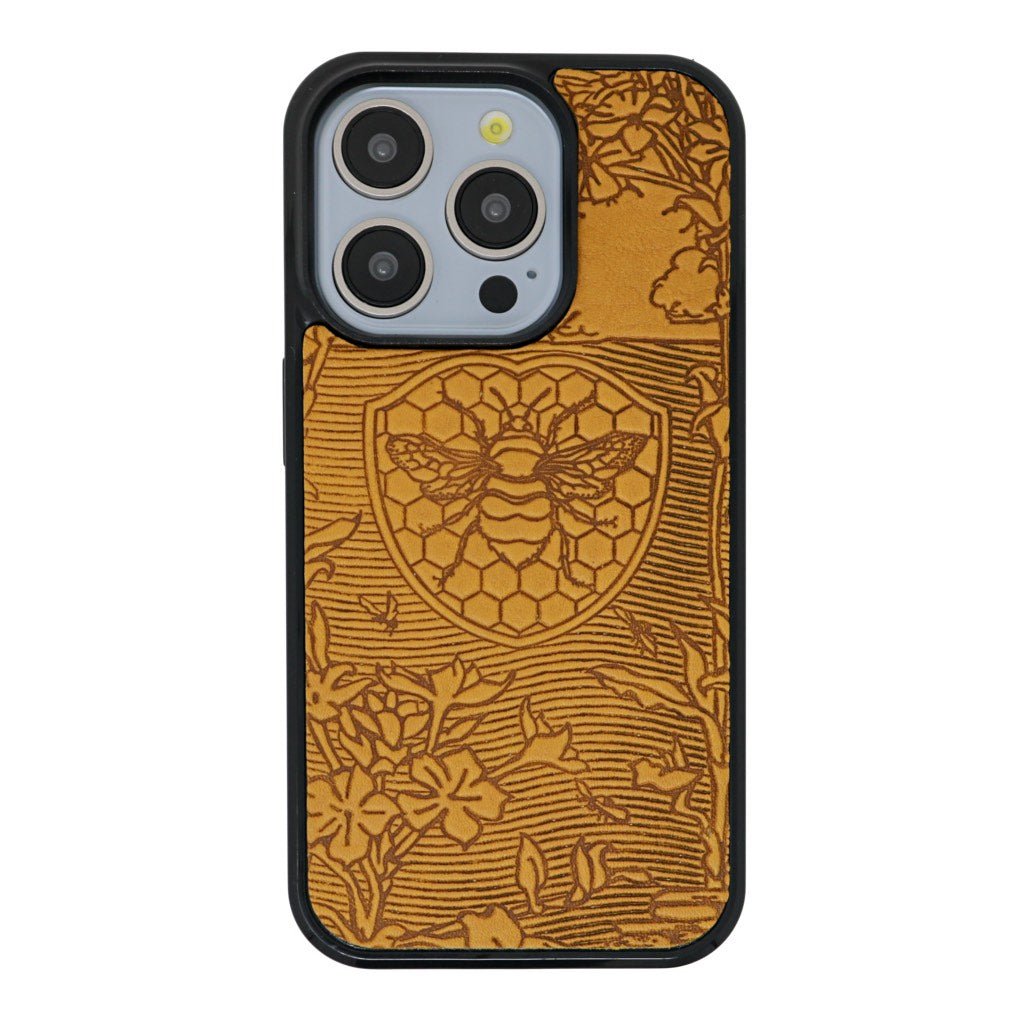 Oberon Design iPhone Case, Bee Garden in Marigold