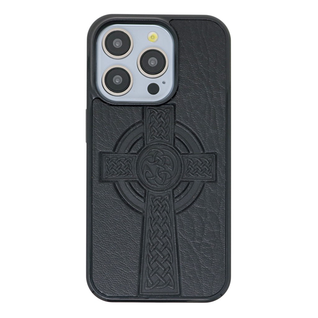 Oberon Design iPhone Case, Celtic Cross in Black