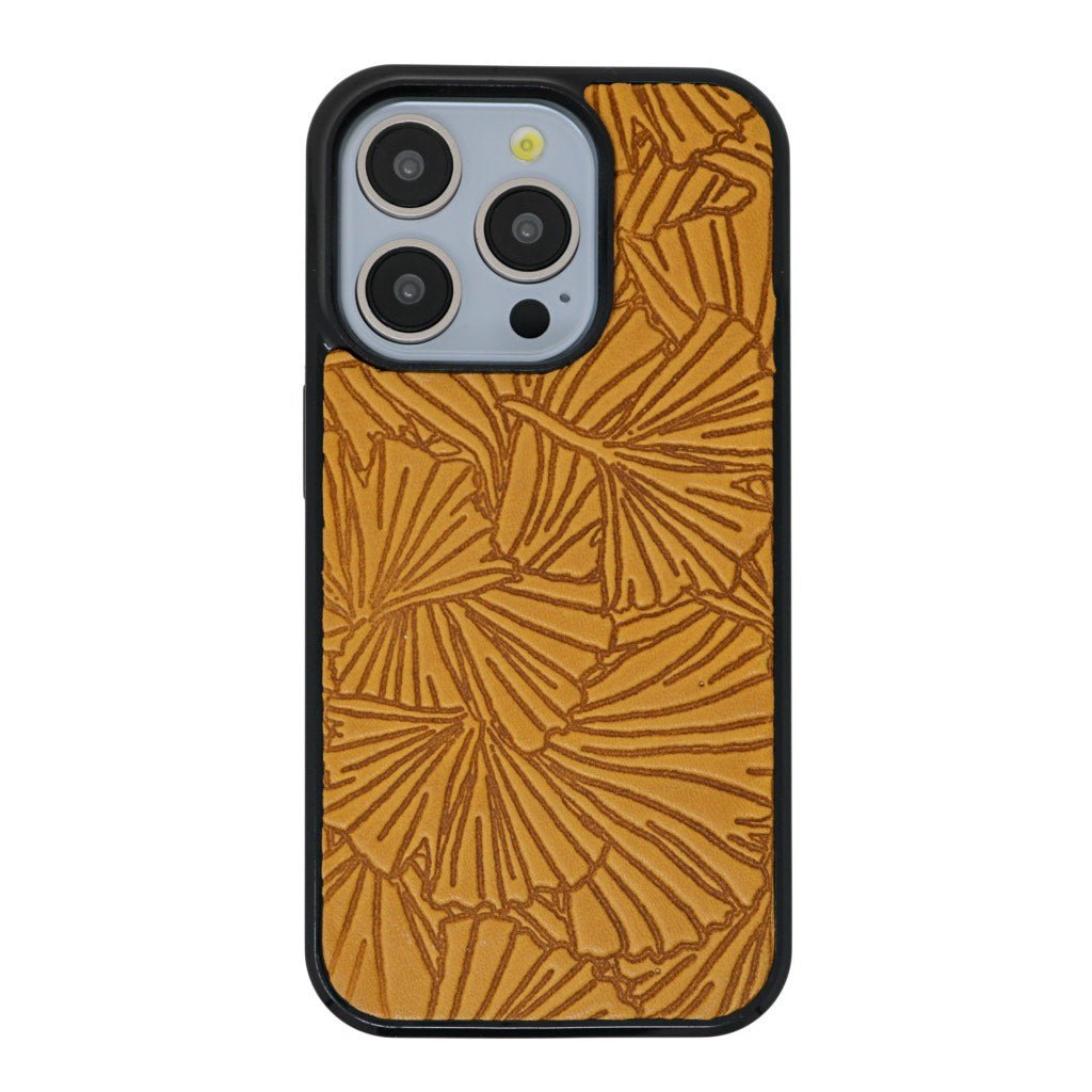 Oberon Design iPhone Case, Ginkgo in Marigold