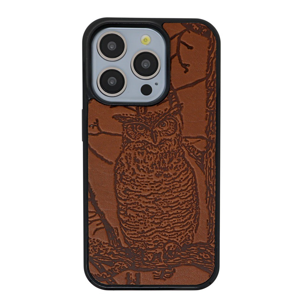 Oberon Design iPhone Case, Horned Owl in Saddle