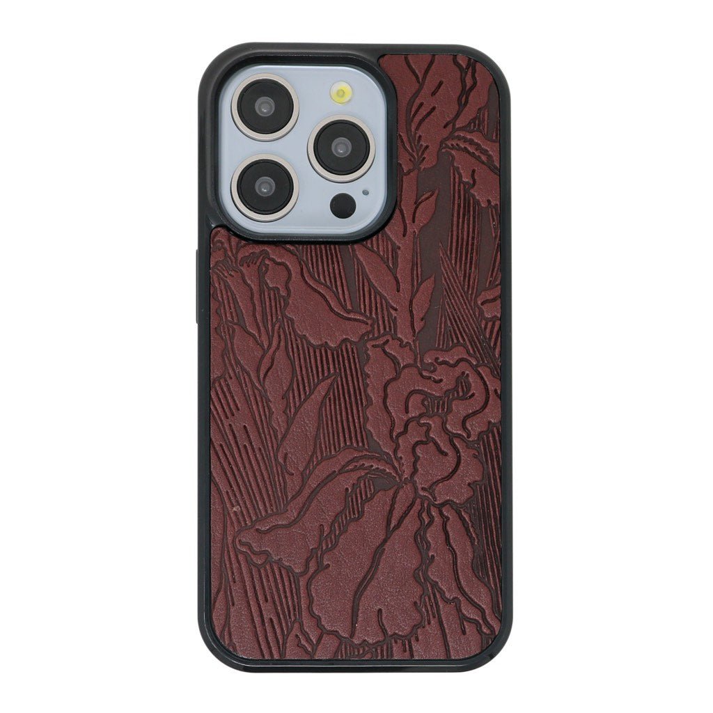 Oberon Design iPhone Case, Iris in Wine