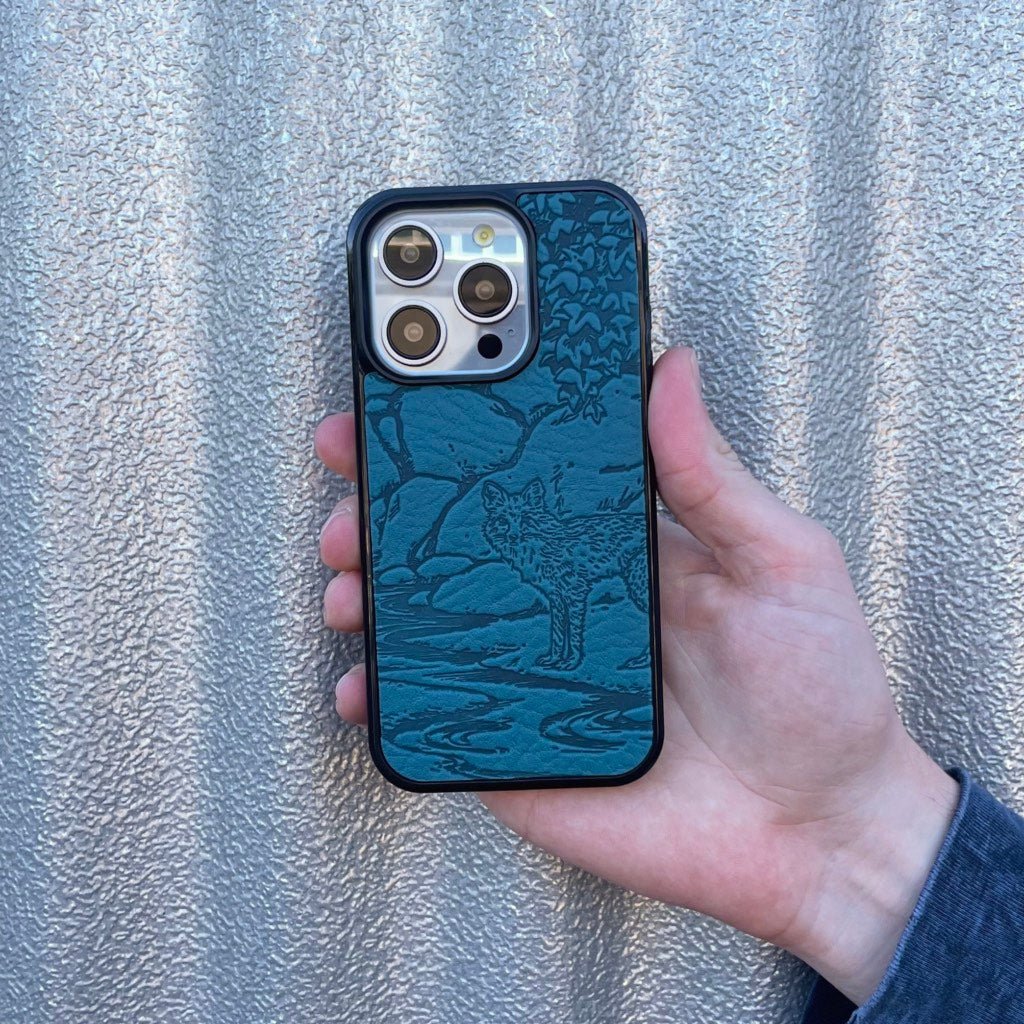 Oberon Design iPhone Case, Mr. Fox in Blue