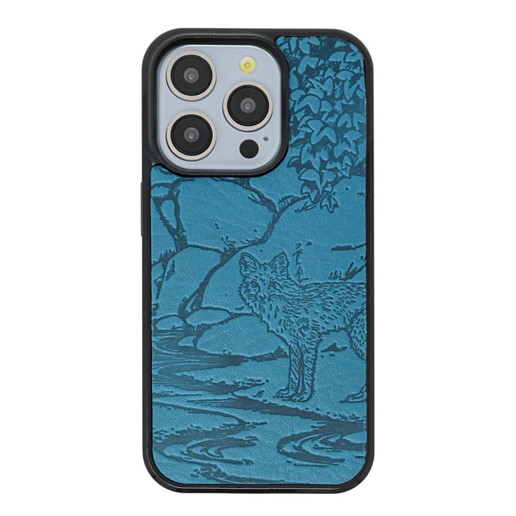 Oberon Design iPhone Case, Mr. Fox in Blue