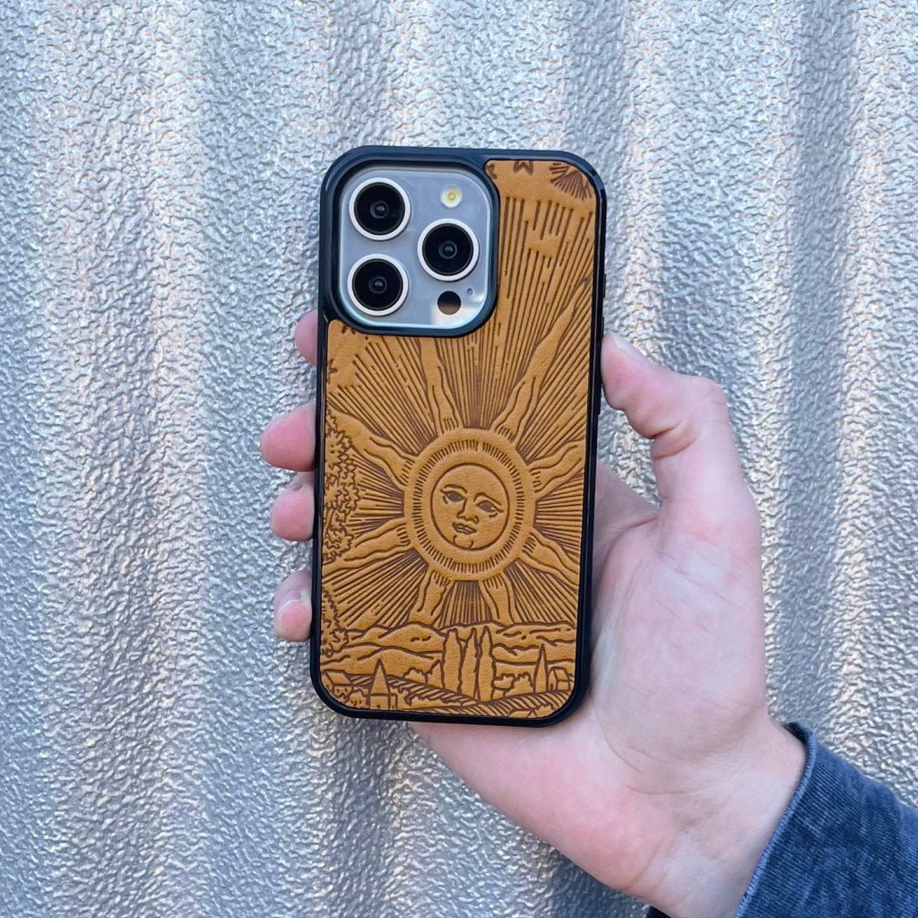 Oberon Design iPhone Case, Roof of Heaven in Marigold