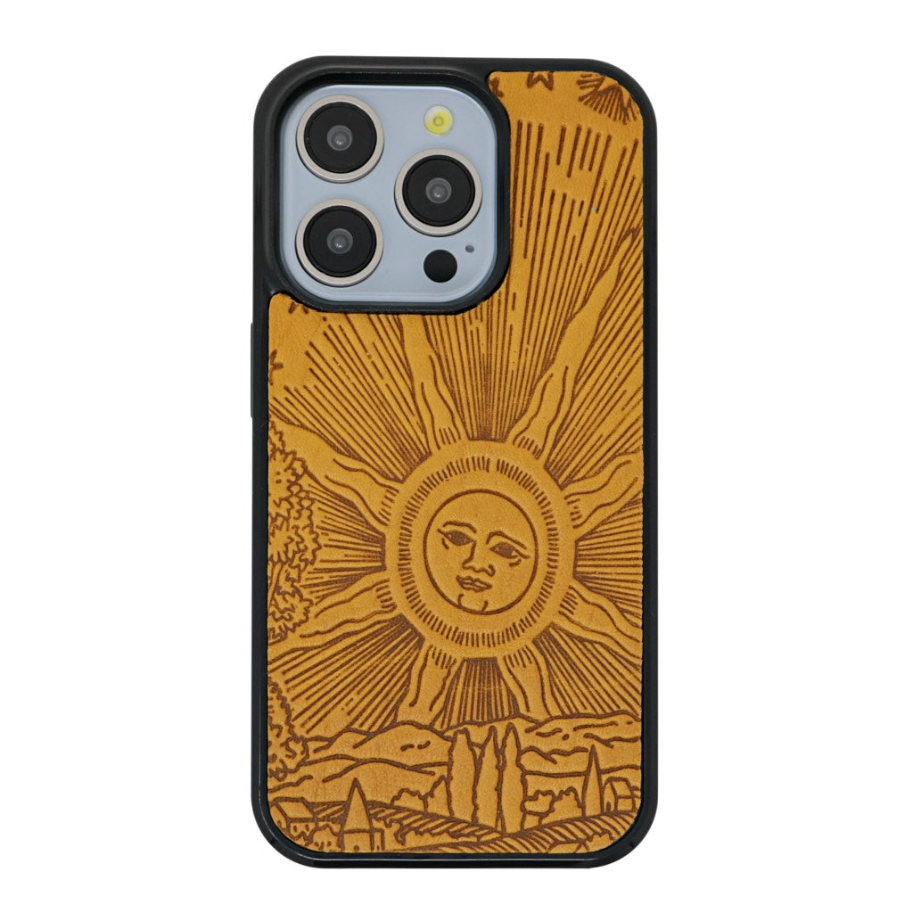 Oberon Design iPhone Case, Roof of Heaven in Marigold