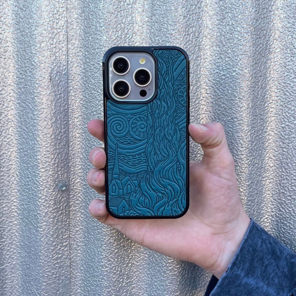 Oberon Design iPhone Case, Van Gogh Sky in Blue