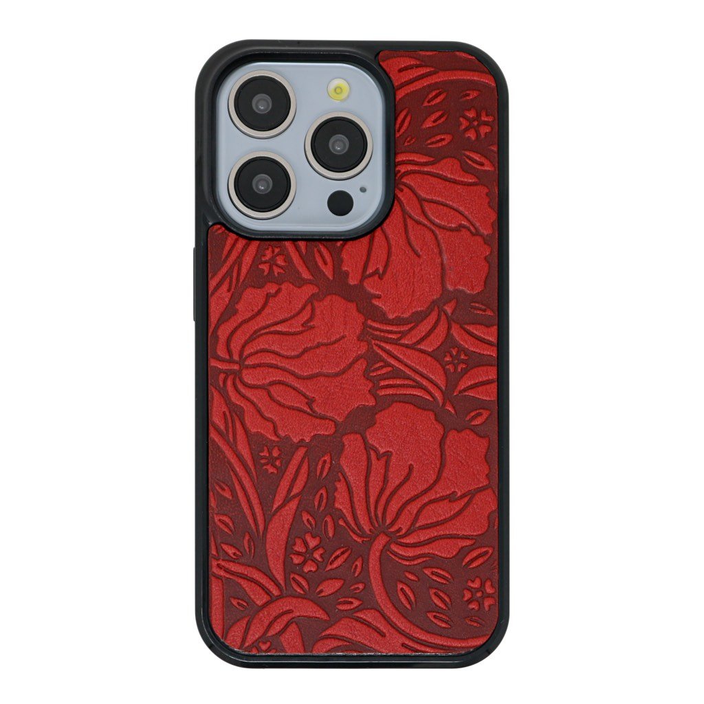 Oberon Design iPhone Case, William Morris Tulips in Red