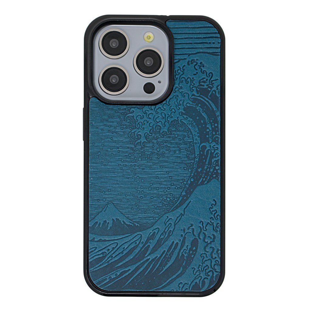 Oberon Design iPhone Case, Hokusai Wave in Blue