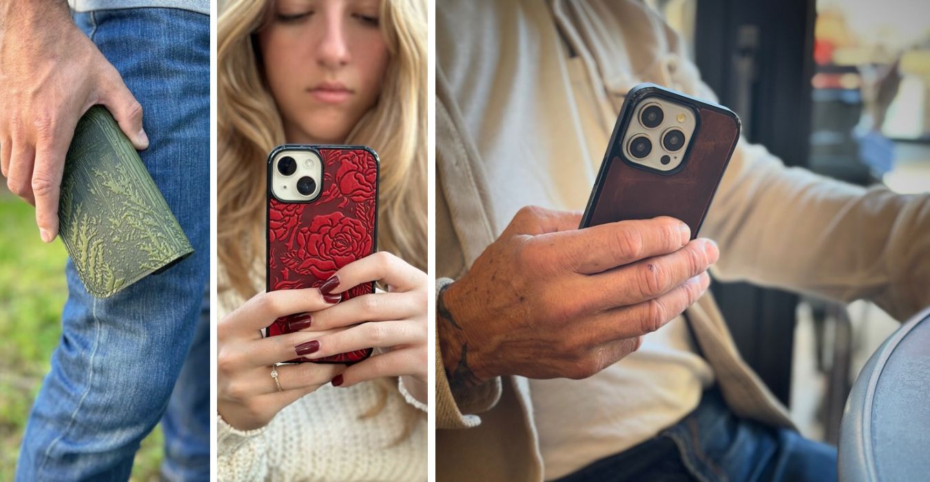 Leather Phone Cases Wallets and Bags by Oberon Design