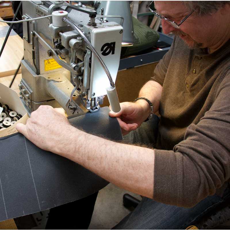 Sewing Waxed Canvas Messenger Bag Oberon Design workshop