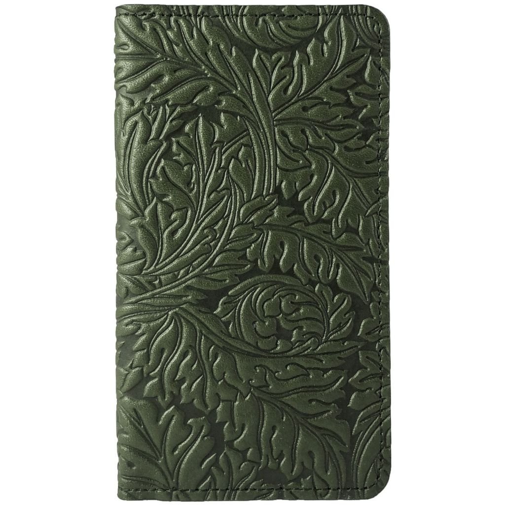  Checkbook Cover Acanthus in Fern