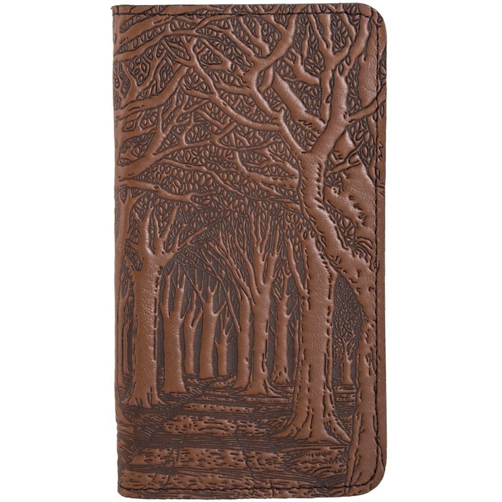 Checkbook Cover I Avenue of Trees in Fern