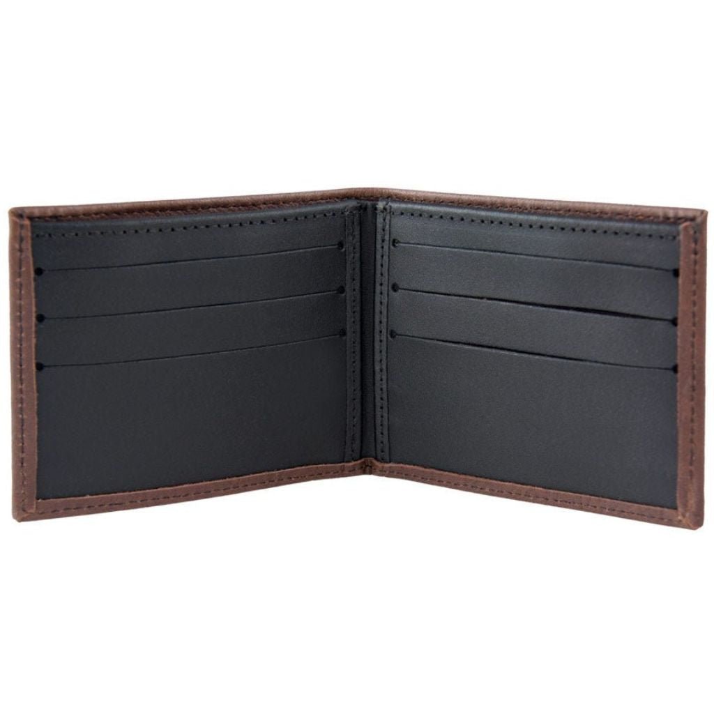 Oberon Design Leather Men&#39;s Wallet, Celtic Braid, Interior