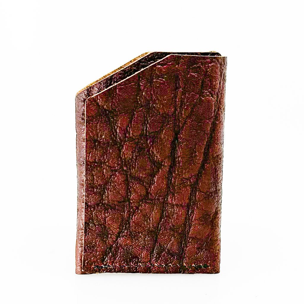 Minimalist Mini Wallet, Safari in Brown