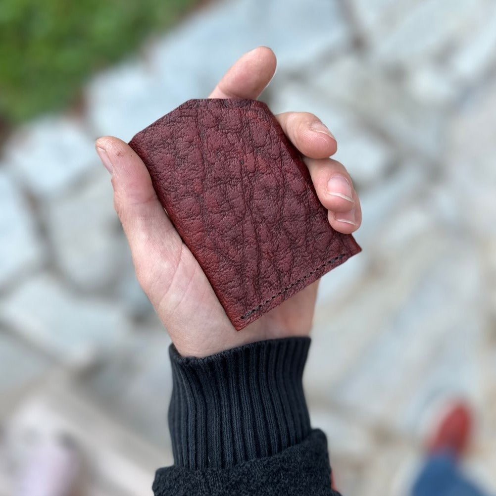 Minimalist Mini Wallet, Safari in Brown