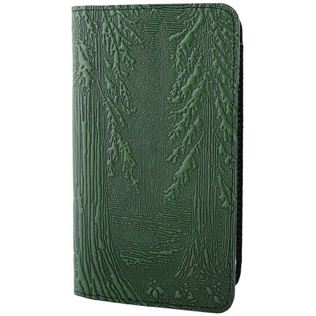 Checkbook Cover, Forest in Green