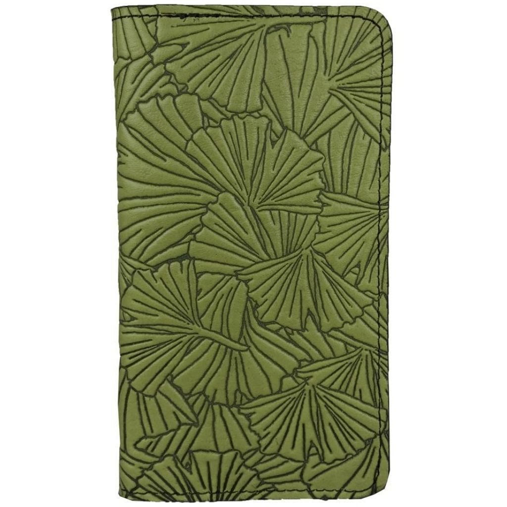 Checkbook Cover, Ginkgo in Fern