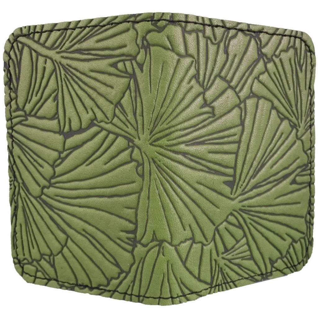 Ginkgo Mini Wallet, Fern - Open