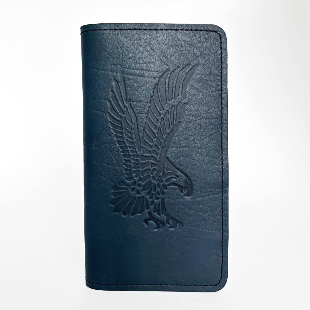 SECOND, Eagle Checkbook Cover in Navy