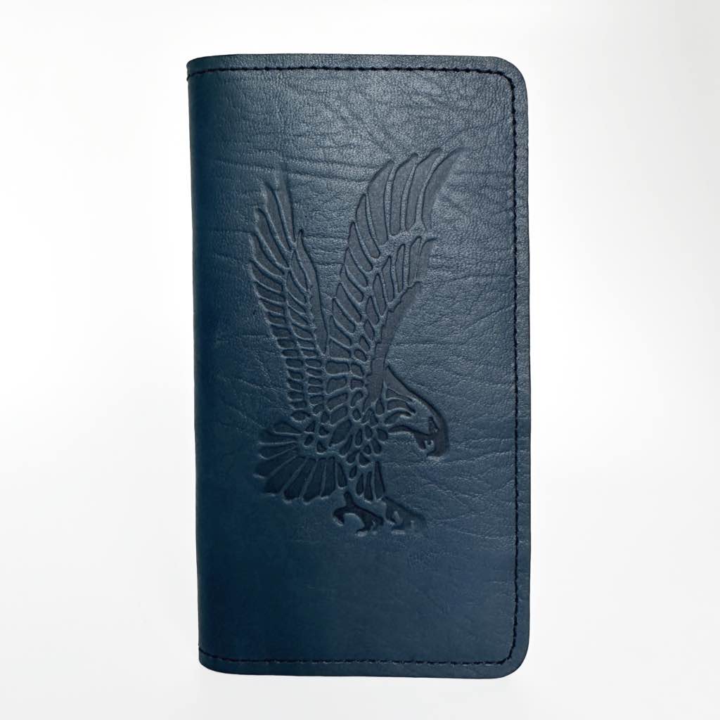 SECOND, Eagle Checkbook Cover in Navy