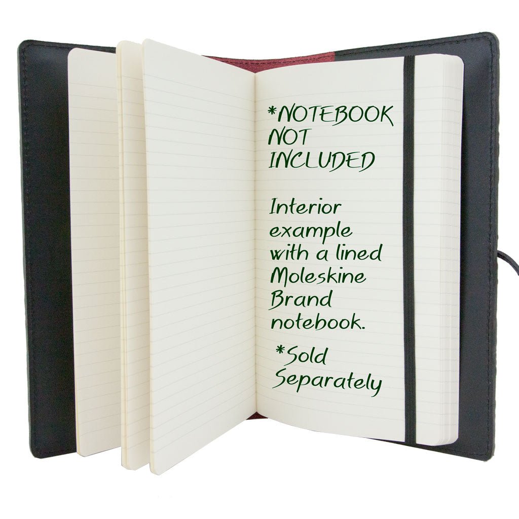 Large Notebook Interior with Moleskine Brand Notebook